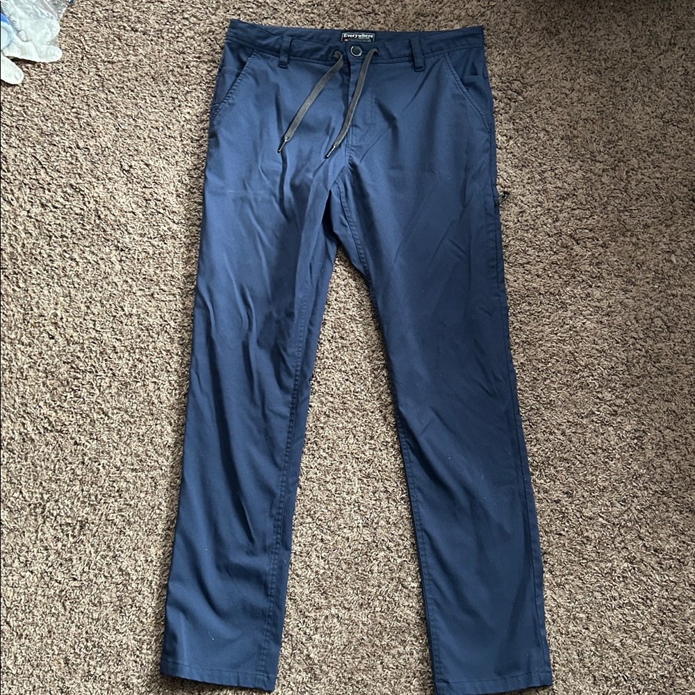 686 Everywhere Mens 32x32 Navy Outdoor Tactical Collection Pants Hiking Slim-Fit